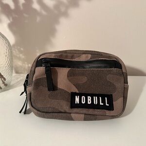 Nobull Brown Camouflage Canvas Crossbody Bag